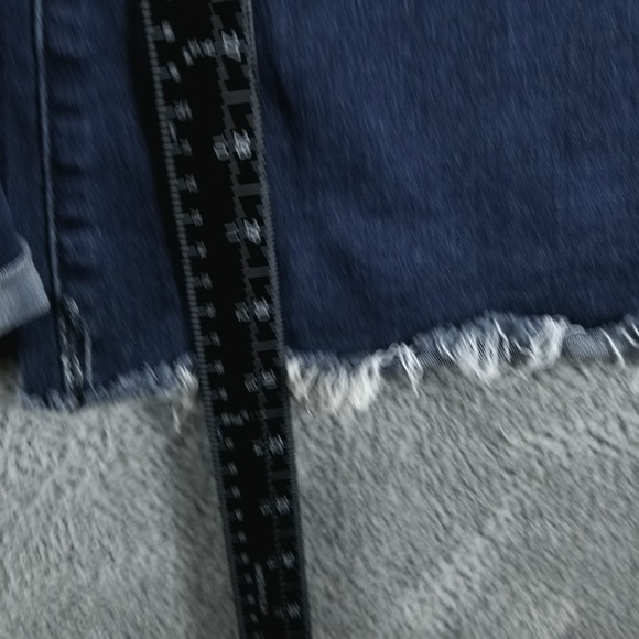 We The Free Jeans Womens 24 Blue Bell Bottom Flare High Rise Hippie 70s Denim - Picture 5 of 8